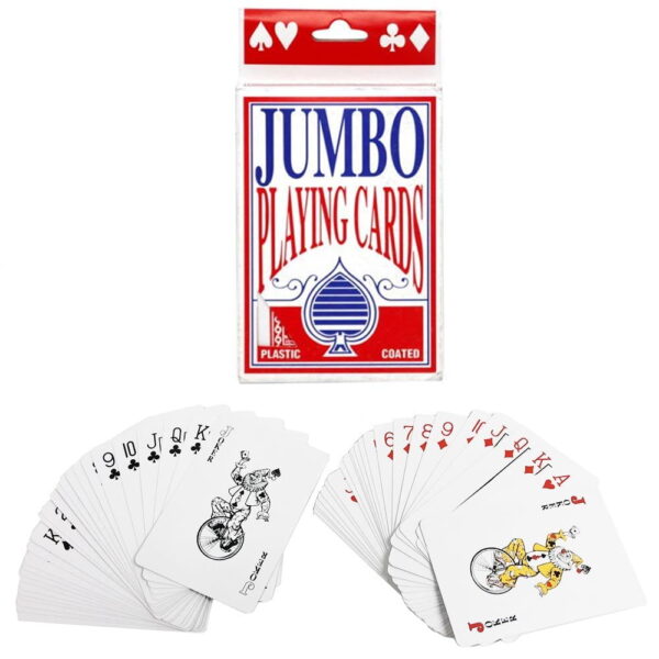 Plastic Playing Cards Jumbo - 5