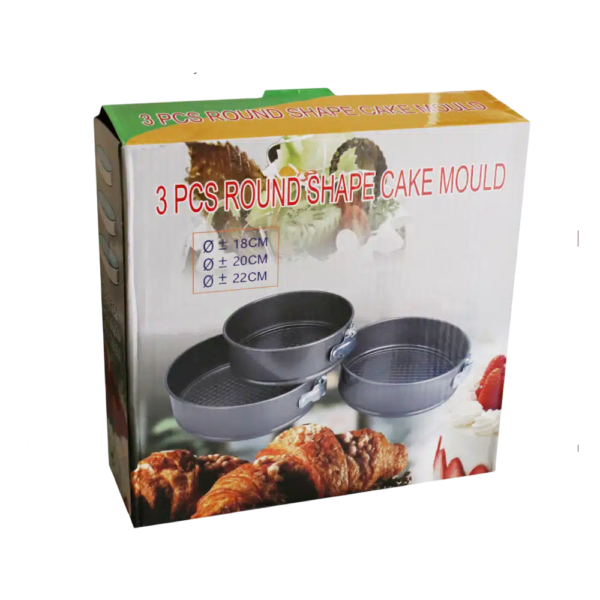 3 PCS CAKE MOLD