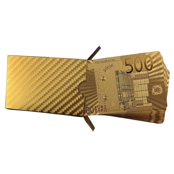 Plastic Playing Cards Gold